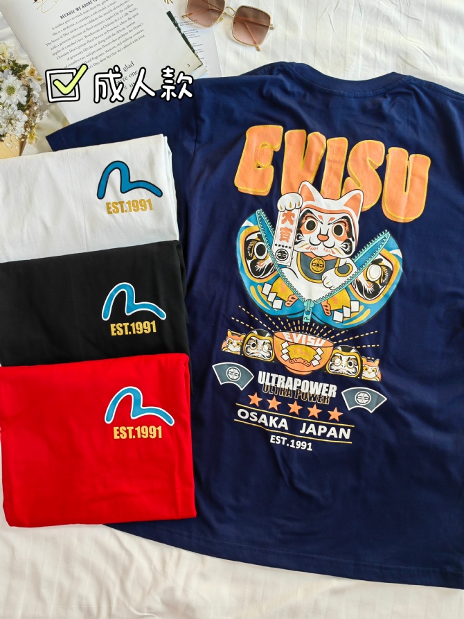 G827 很舒服~很好穿的纯棉T shirt💫 S-M也适合 9-12岁的小宝贝穿哟~