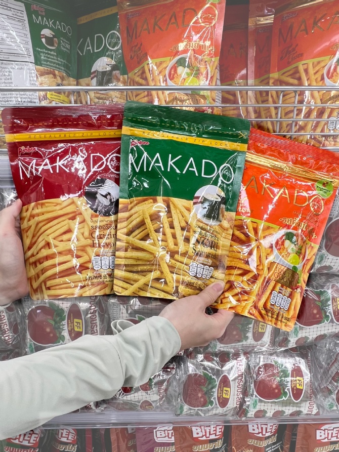 S065 咸香脆口的MAKADO薯条🍟有新口味耶～！还是泰国限定～