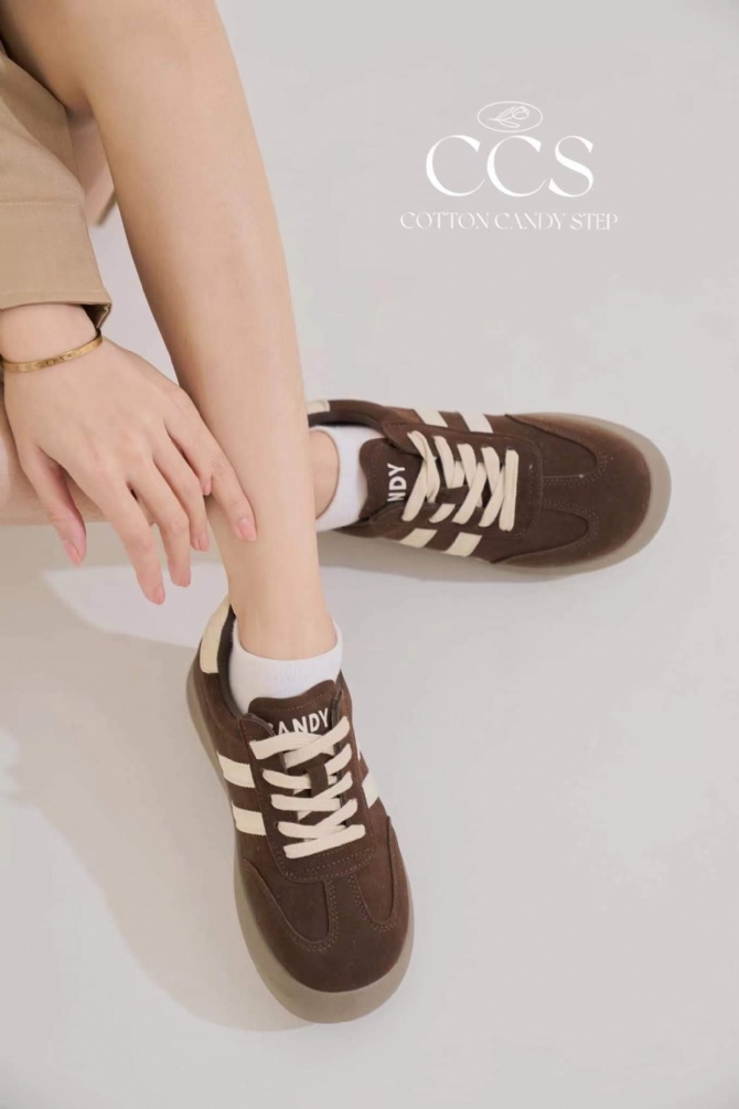 SH09 CCS COLLECTION｜美拉德配色🍂阿甘厚底休闲鞋