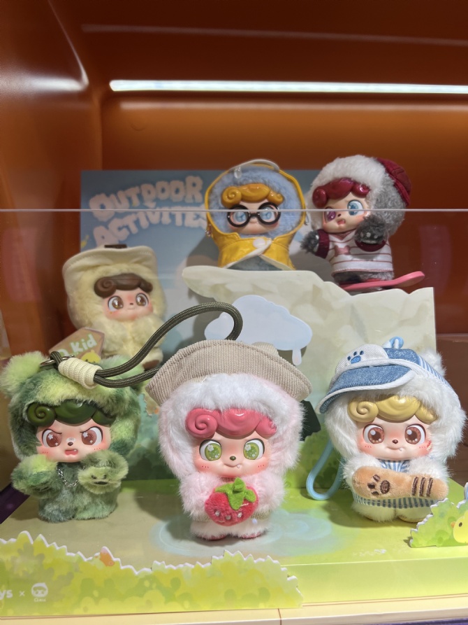 M02 Jotoys正品～Q宝今天出去玩系列🧸毛绒公仔挂件盲盒