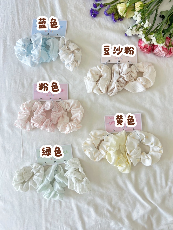 CN43 温柔清新系发圈｜让日常发型都带点少女的小浪漫 💕