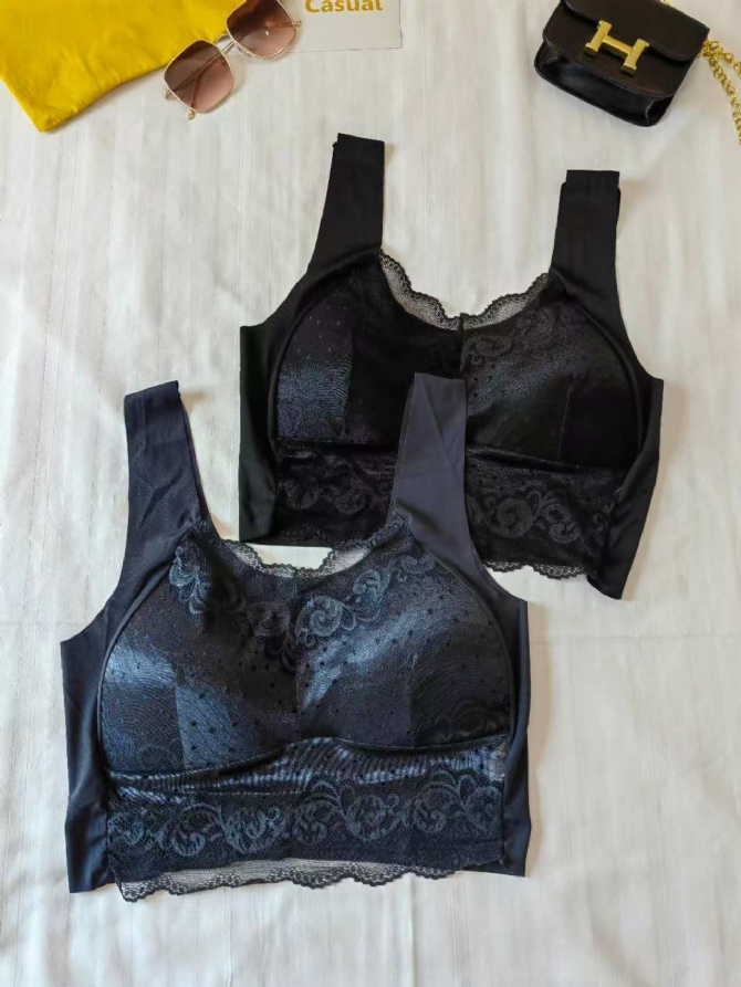 G246 可以直接当内搭的冰丝内衣👙凉感亲肤很舒fu～