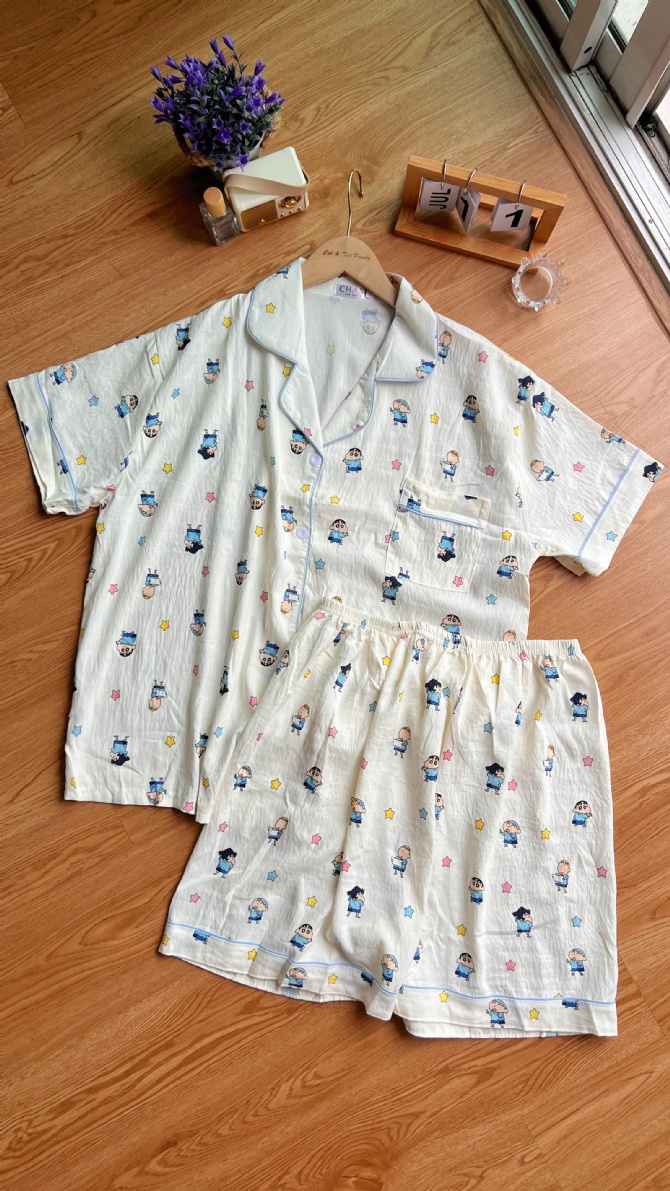 TH1145 软软的婴儿棉睡衣套装～带着可爱舒服入睡～🧸🛌🌙